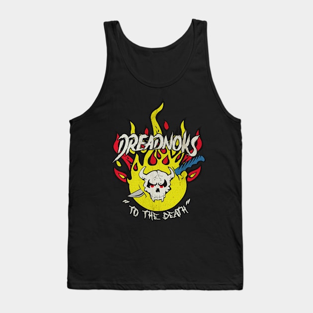 Dreadnoks Flaming Skull // 1984 Vintage Tank Top by Kiranamaraya